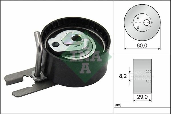 Rolo tensor, correia dentada com a referencia 531055510 da marca INA Rolo tensor, correia dentada com a referencia 531055510 da marca INA