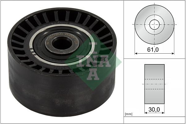 Polia de desvio/de guia, correia dentada com a referencia 532062410 da marca INA Polia de desvio/de guia, correia dentada com a referencia 532062410 da marca INA